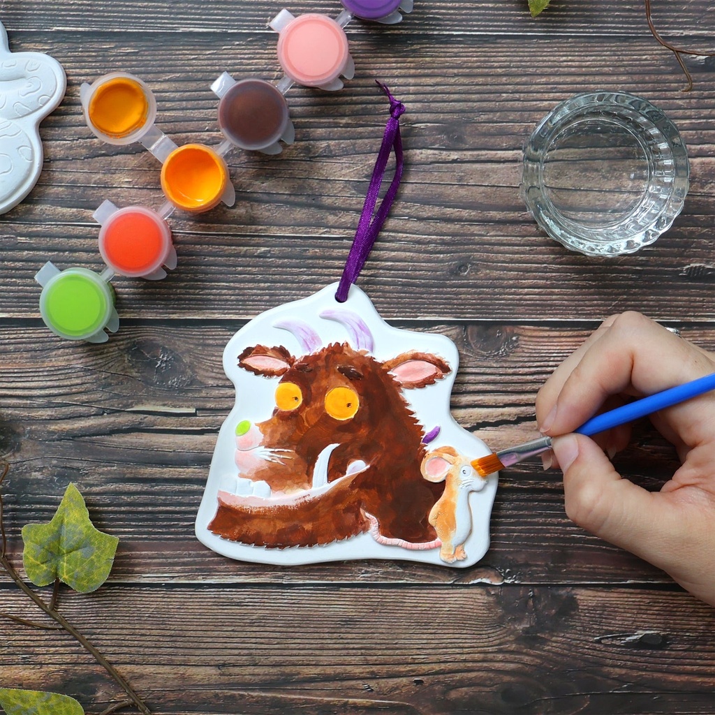 Paint Your Own Hanging Decorations - Gruffalo 