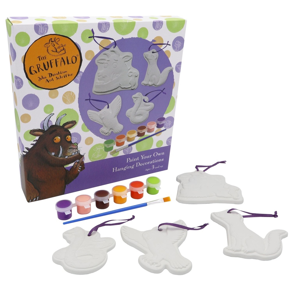 Paint Your Own Hanging Decorations - Gruffalo 