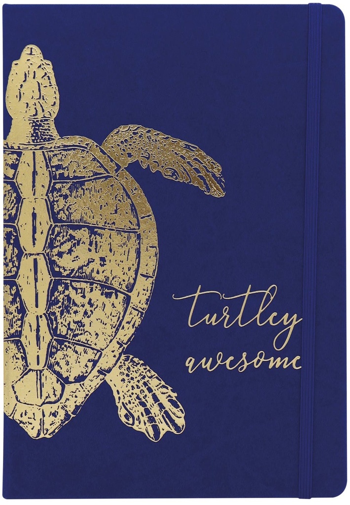 B5 Pu Journal With Foil - Turtle