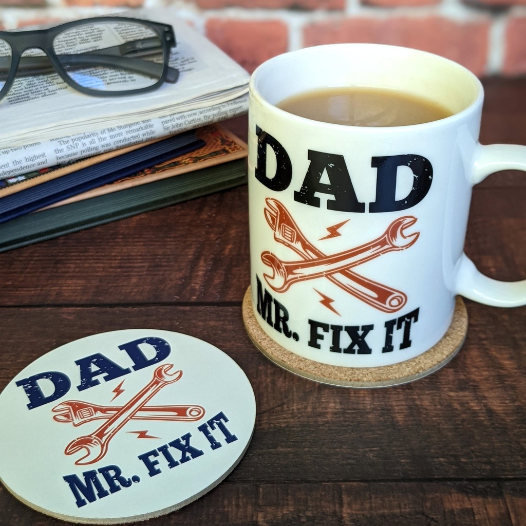 Mr Fix It Mug And Coaster - Gentleman'S Emporium