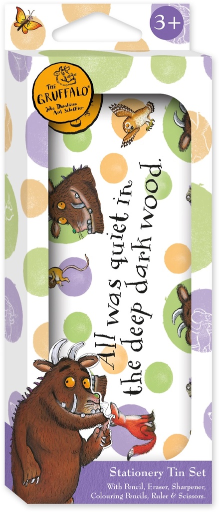 First Stationery Tin Set - The Gruffalo