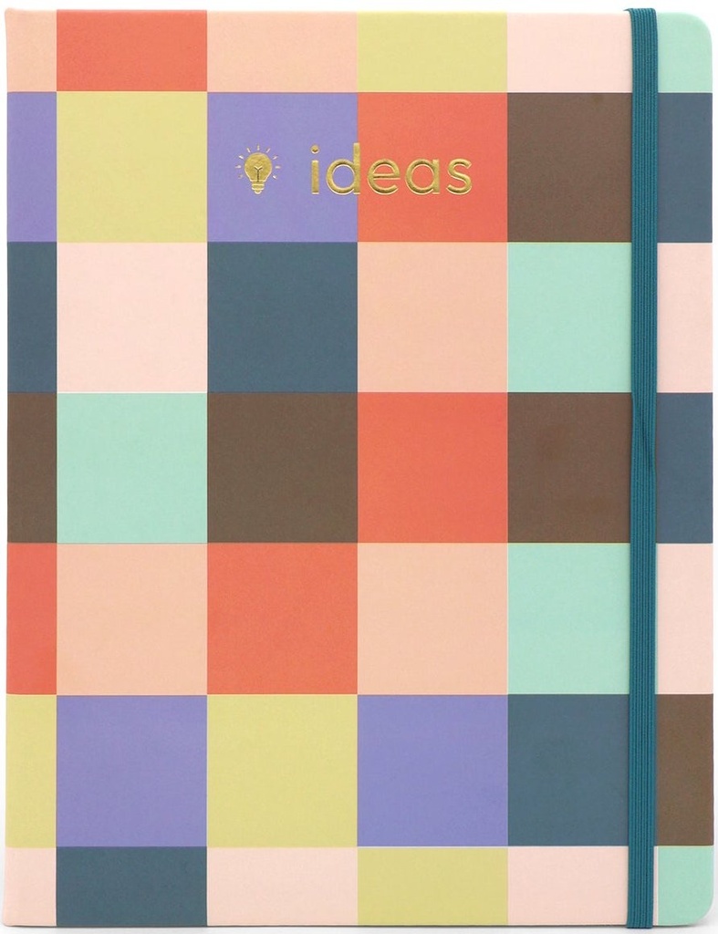 B5 Pu Journal - Saje - Coloured Squares - Ideas