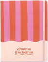 B5 Pu Journal - Saje Dreams And Schemes, Pink & Red