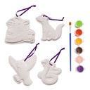 Paint Your Own Hanging Decorations - Gruffalo 