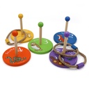 Wooden Ring Toss With Circle Base - Set Of 5 - Gruffalo