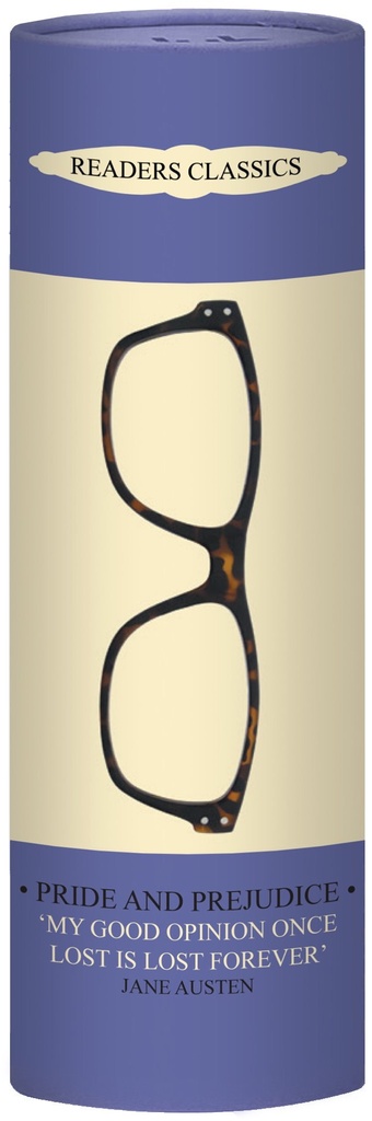Reading Glasses In Tube - Pride & Prejudice - Asstd