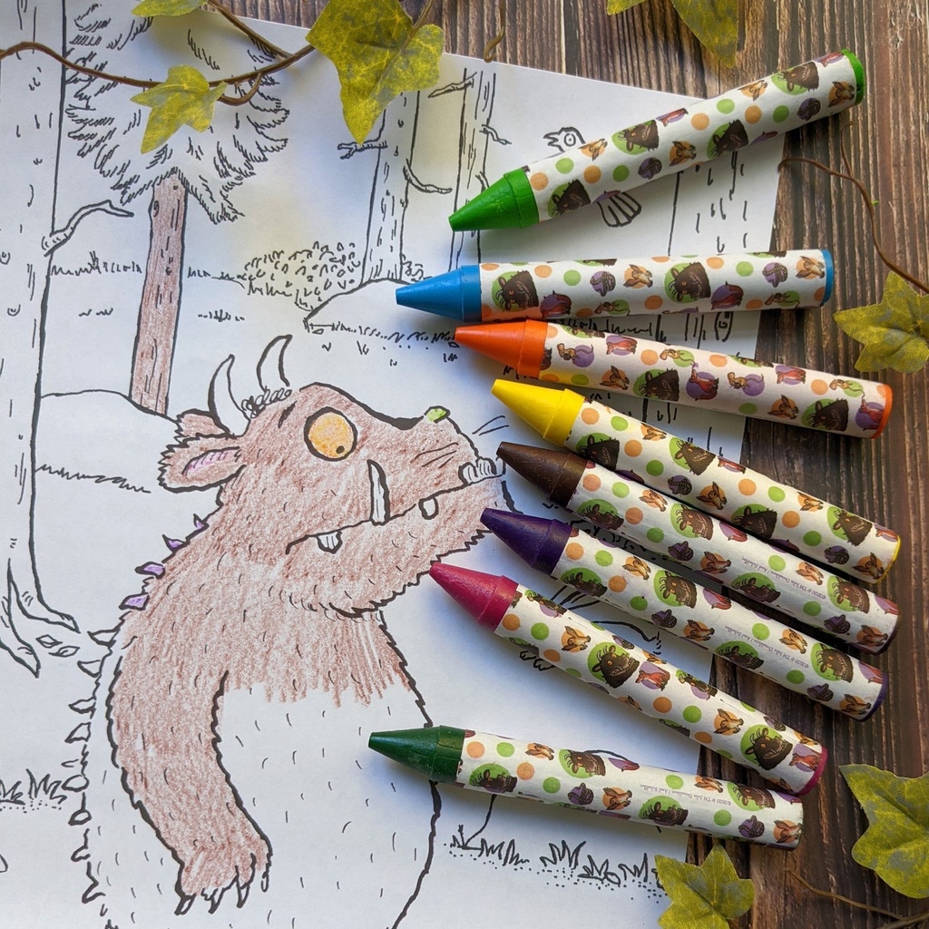 8 Jumbo Crayons 24/Cdu - Gruffalo