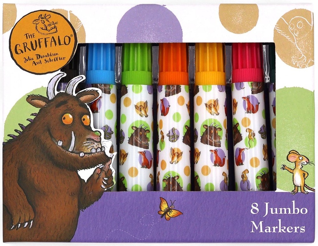 8 Jumbo Markers 24/Cdu - Gruffalo