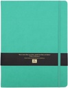 Lge Pu Journal/Black/Gold B'Band - Green