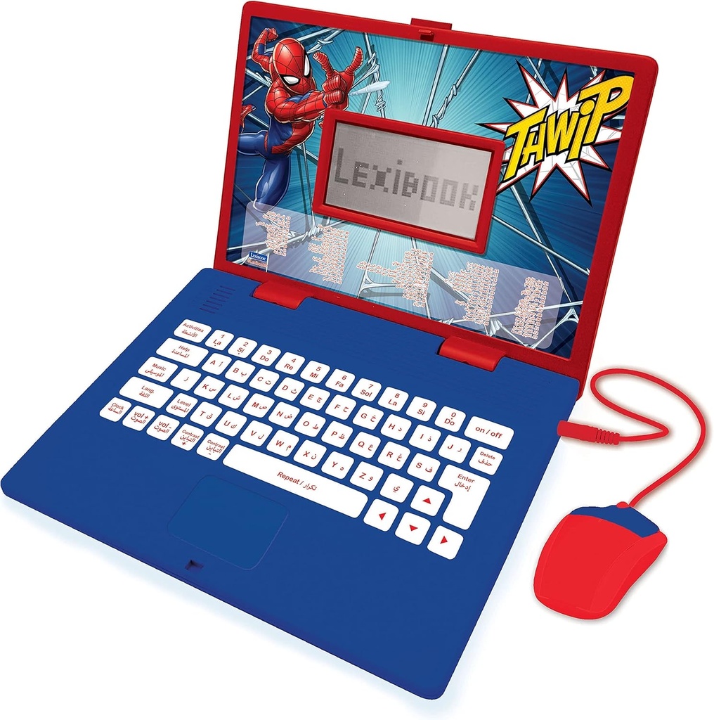Spiderman Bilingual Educational Laptop Arabic/English