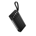Hoco J155 Shine 22.5W+PD20W +Light 4cable Powerbank 