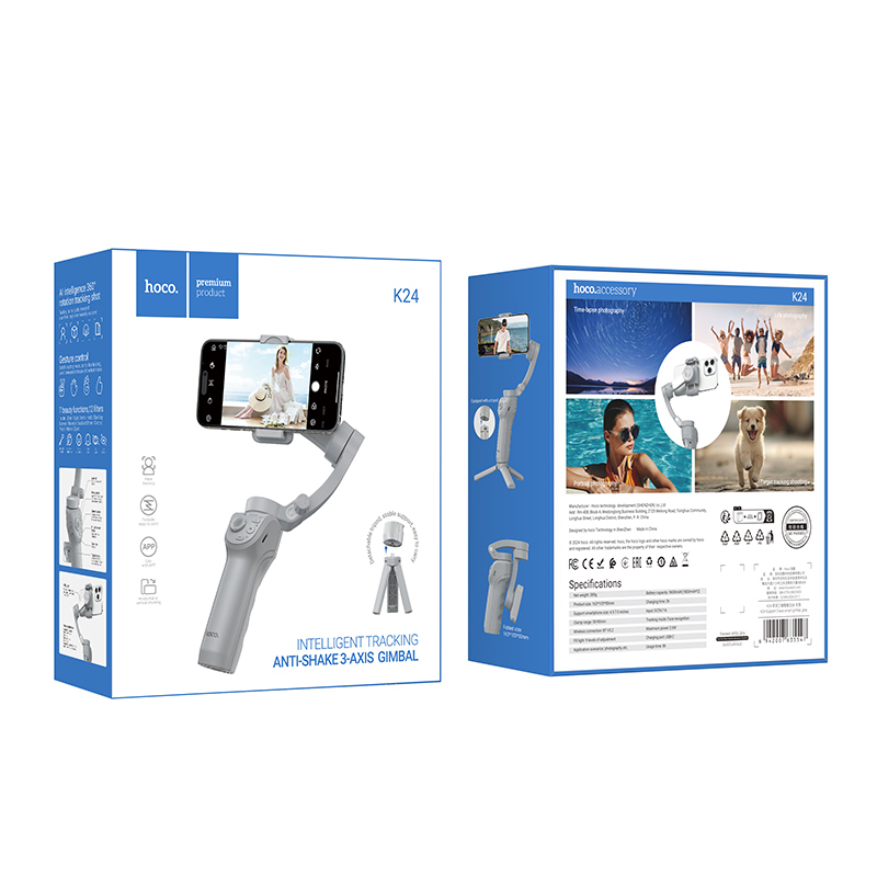 Hoco K24 Support 3-axis smart gimbal 
