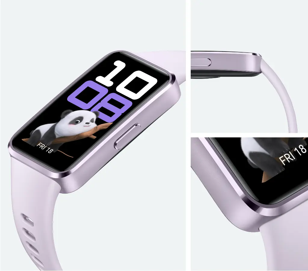 Huawei Band 10 Purple - Purple Fluoroelastomer Strap