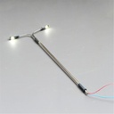 Street Light Double Head Model 1:300 1Pcs