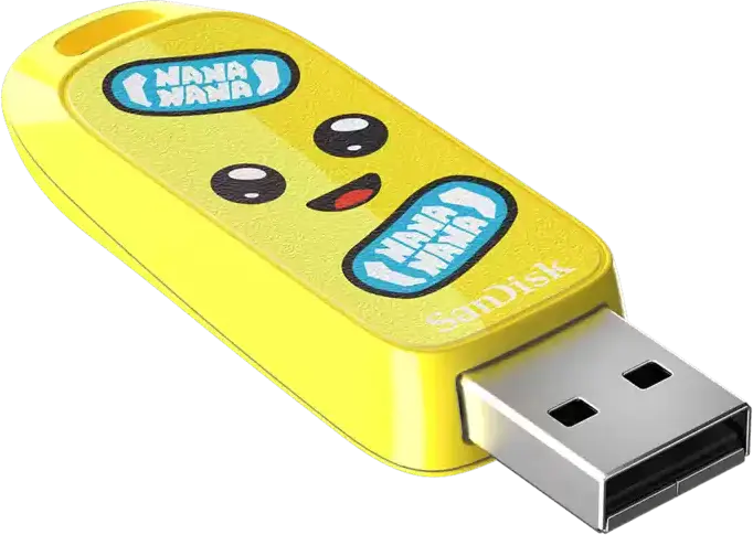SanDisk Peely  Edition USB - Fortnite,  256GB, Up to 130MB/s