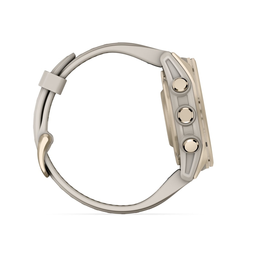 Garmin - Fenix 8 43Mm,Amoled,Saph,Sftgldss/Fggry,Foggry/Dksndbnd,Emea 010-02903-11