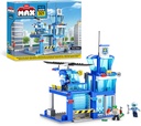Max City Int, Police Station Playset 318 Bricks,Bulk