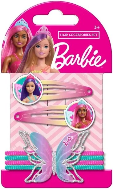 Barbie Bow, Hair Clips (Set Of 6)