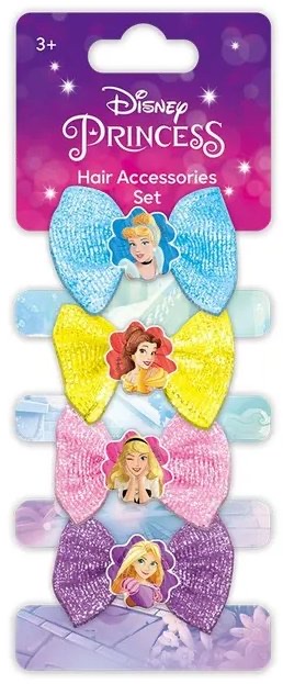 Princess Bow Clips (Set Of 4)