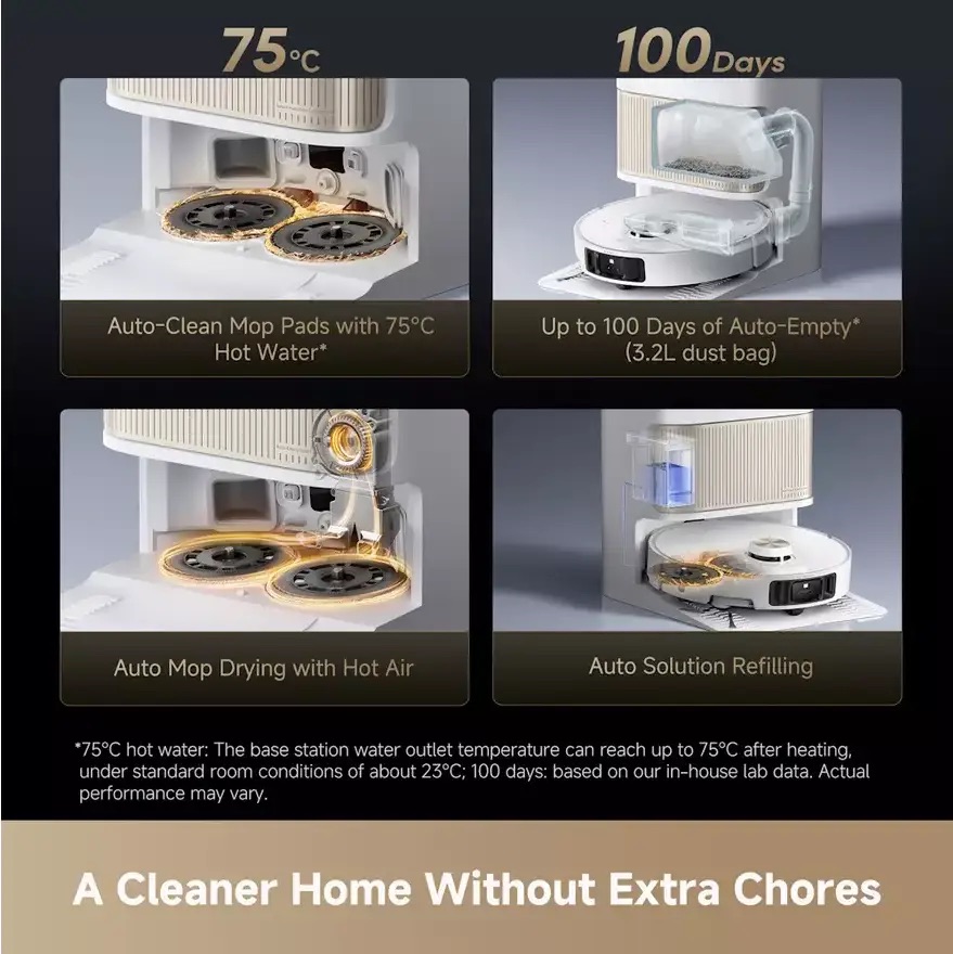 Dreame L40S Pro Ultra White Rll74Ce Robotic Vacuum Cleaner