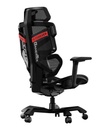 GamerTek Elite Commander Gaming Chair – High-Performance White Mesh, Silent Wheels, Adjustable Armrests