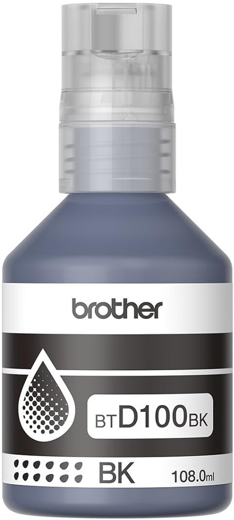 Brother BTD100BK Black Cartridge For DCP-T430W,DCP-T530DW,DCP-T730DW,DCP-T830DW,MFC-T930DW