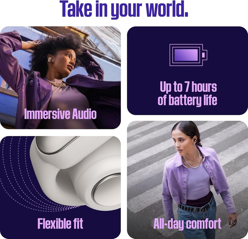 Bose Ultra Open Earbuds - Midnight Violet 