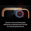 ASUS Vivobook 15 OLED Laptop, Intel Core i9-13900H, 16GB RAM, 1TB SSD, 15.6"2.8K OLED Display, Win11, Indie Black [X1505VA-MA897W]