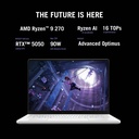 Asus ROG Zephyrus G14 GA403UH-OLED9161W, 14-inch, 3K, 2880 x 1800 OLED, 120Hz, AMD Ryzen™ 9 270 Processor 4.0GHz, AMD Radeon™ Graphics, GN22-X2, 8GB GDDR7, 16GB Ram, 1TB PCIe® 4.0 NVMe™ M.2 SSD, Windows 11 Home, White - R9GB5S65AJ