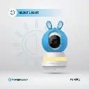 Powerology Monitor & App Baby Camera,Psm003,Blue & Pink