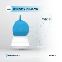 Powerology Monitor & App Baby Camera,Psm003,Blue & Pink