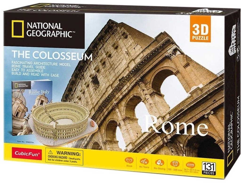 Ngeo 3D Puzzle The Colosseum 131Pcs