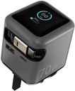 Powerology Halo Dual-Port GaN Charger,Gray