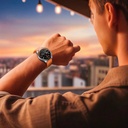 Powerology Sanam Urban Sports Smart Watch,Pswbtkw290Og,Orange