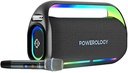 Powerology Deep Bass Party Speaker,Pwlau012,Black