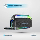 Powerology Deep Bass Party Speaker,Pwlau012,Black