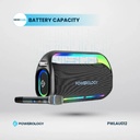 Powerology Deep Bass Party Speaker,Pwlau012,Black