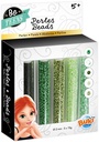 Buki Bead Tubes Green 
