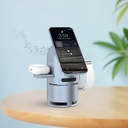 Powerology Qi2 Speaker Charge Station,Pwcuqc039,Grey