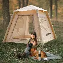 Green Lion Gt-3X Inflatable Camping Tent,Beige