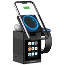 Green Lion Smart Station Pro Lcd Display Wireless Charger With Speaker,Black