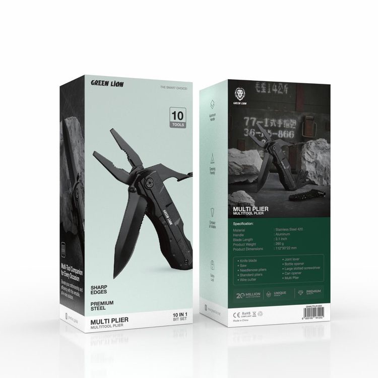 Green Lion Multi Plier,Black
