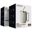 Lepresso Sip Spin Auto Stirring 420Ml Mug - White