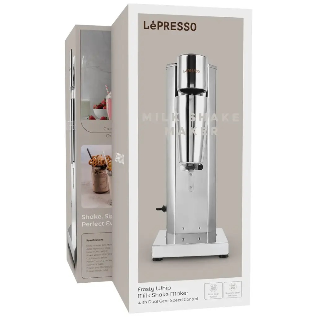 Lepresso Frappe Shake Machine - Silver