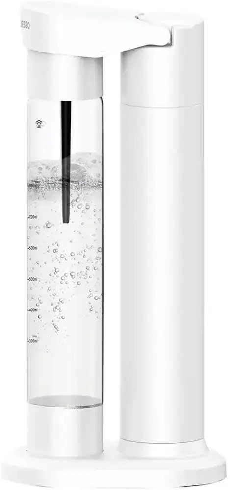 Lepresso Instant Carbonator And Soda Maker With Dual Bottle (500+350Ml) - White