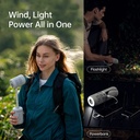 JisuLife Outdoor Fan Ultra1 (13500mAh)- Light Grey