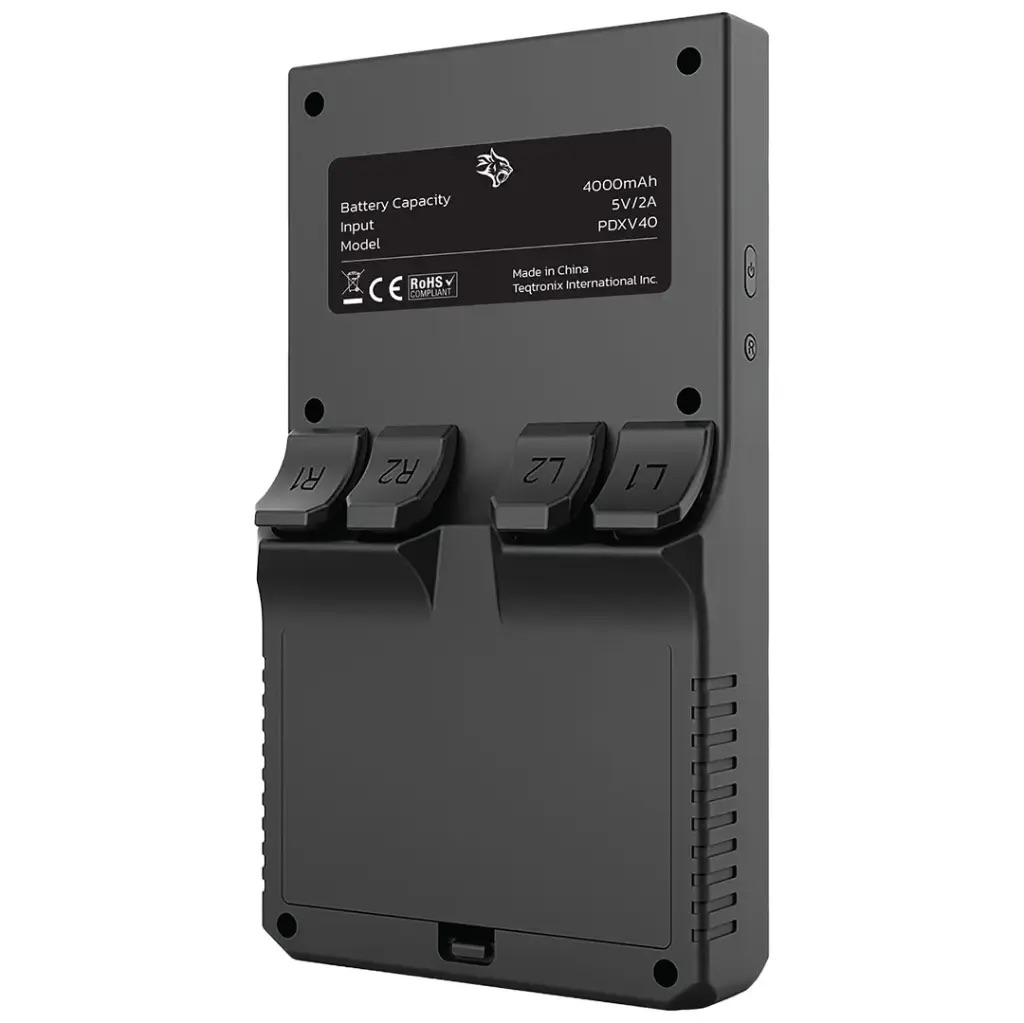 Porodo Gaming 4" Square Display Retro Handheld Game Console,Pdxv40Bk,Black