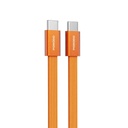 Porodo High-Speed Usb-C Braided Cable Charging & Data Transfer,Pd60Wcbsog,Orange