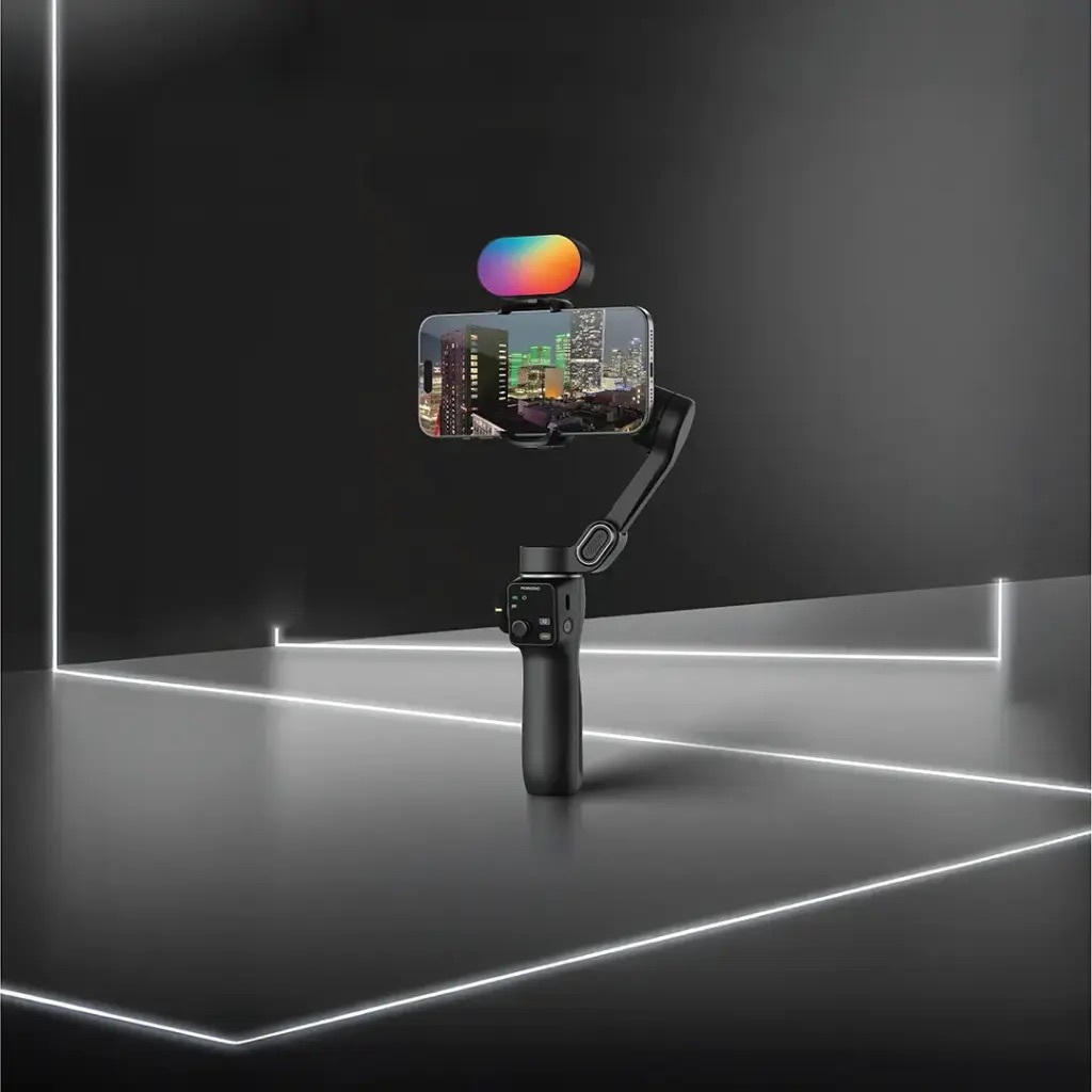 Porodo Velocam 3-Axis Gimbal Stabilizer,Pdlfst176Bk,Black