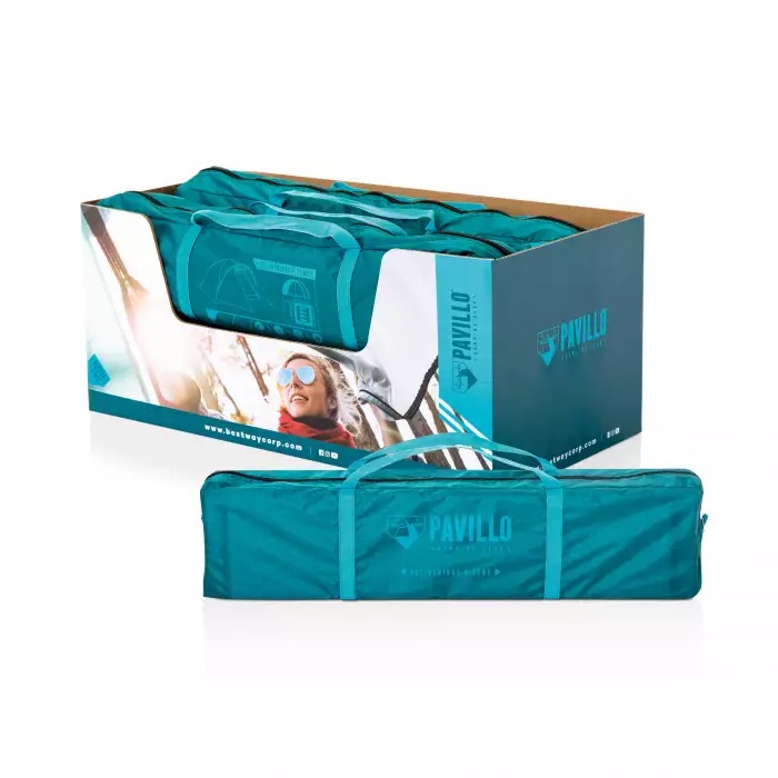 Bestway (6'11"+39")x7'10"x51"/(2.10m+1.00m)x2.40mx1.30m Activeridge 4 Tent